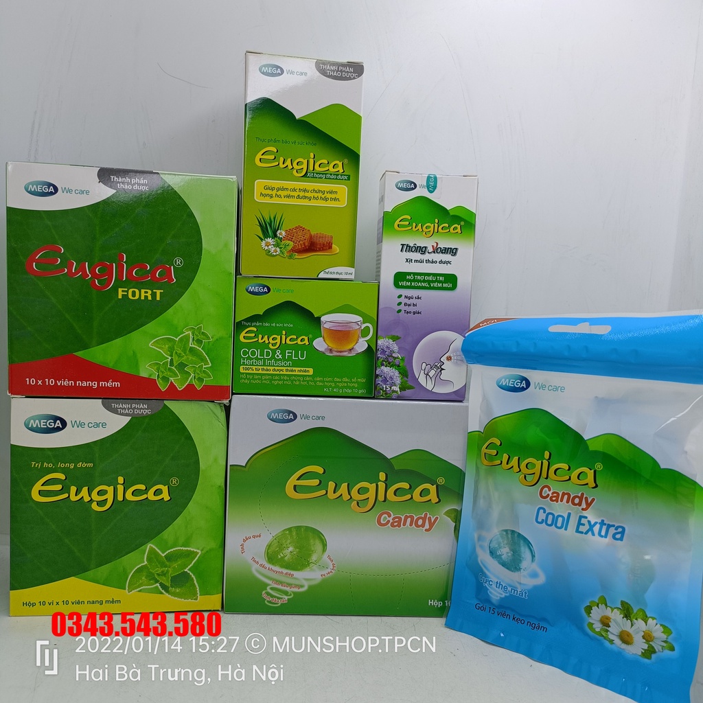 MEGA We care thành phần thảo dược Eugica