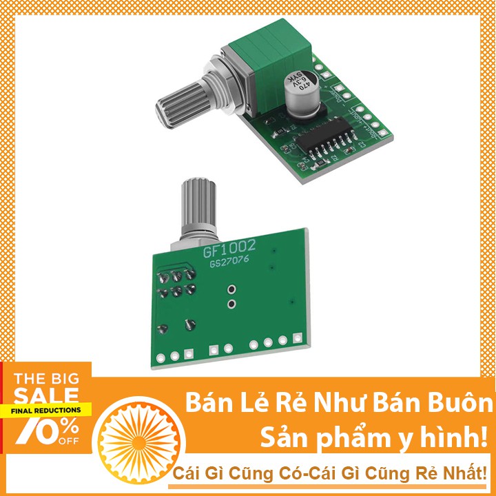 Mạch Loa PAM8403 2x3W 5V Có Triết Áp Chỉnh Âm Lượng 69