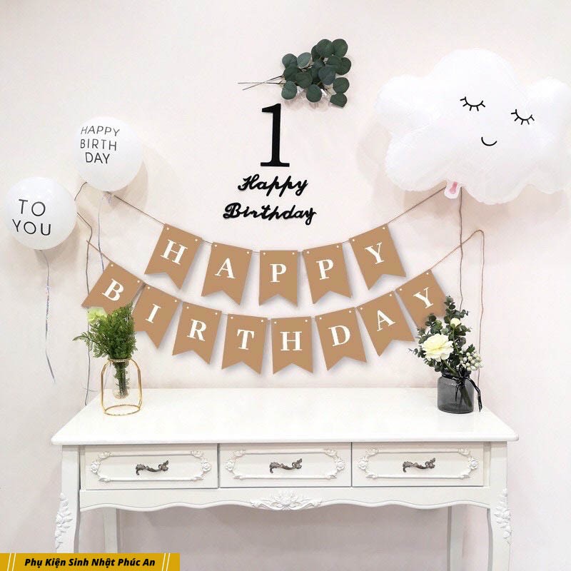 Bóng kiếng đám mây 70cm trang trí tiệc sinh nhật HPBD