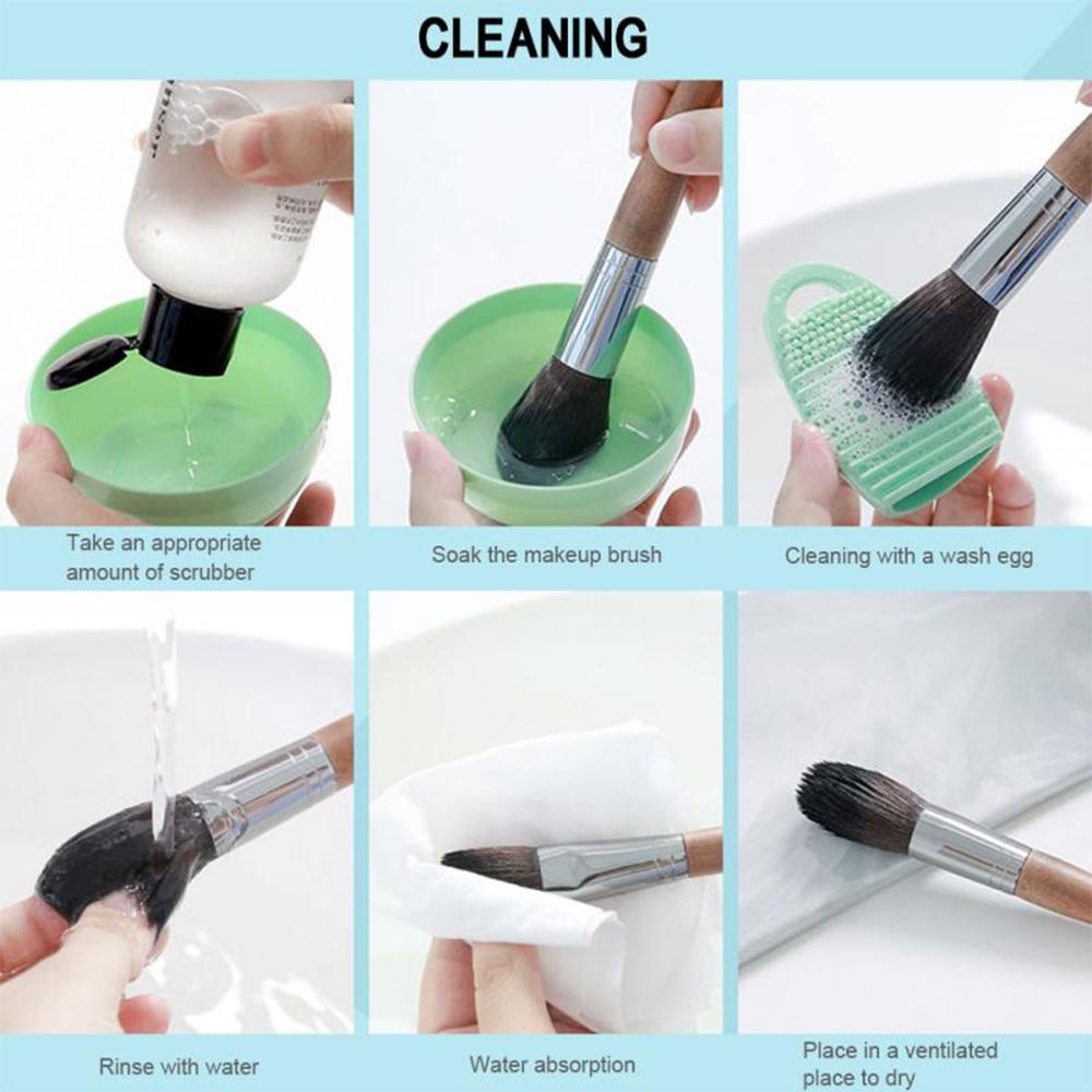 Cọ Trang Điểm Đánh Phấn Nền Độ Bóng Cao Tiện Dụng