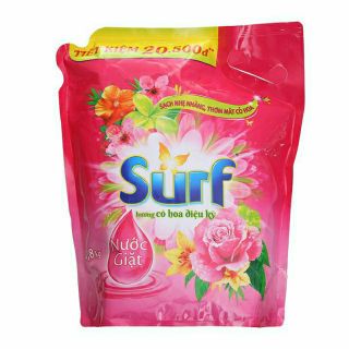 NƯỚC GIẶT SURF HƯƠNG CỎ HOA DỊU KÌ 3.8 KG