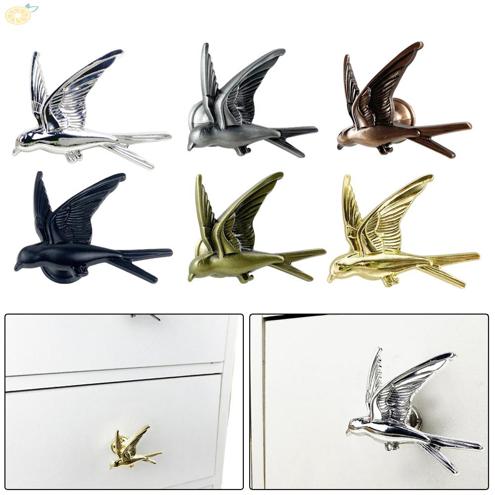 【VARSTR】Cabinets Handle 1PC Bird Gold Single Hole Furniture Decoration Swallow