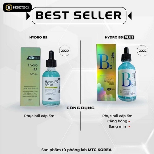 [MẪU MỚI] SERUM Hydro B5 Plus chính hãng MTC Skin hàng công ty