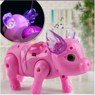 ĐỒ CHƠI CHÚ LỢN BIẾT ĐI, BIẾT HÁT KÈM ĐÈN NHẤP NHÁY CHO BÉ YÊU