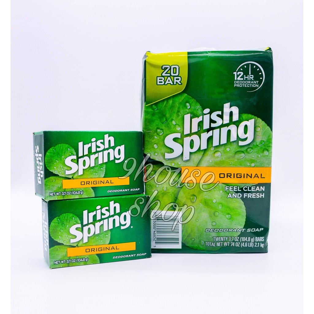 01 Xà bông Irish Spring Mỹ 104,8gram