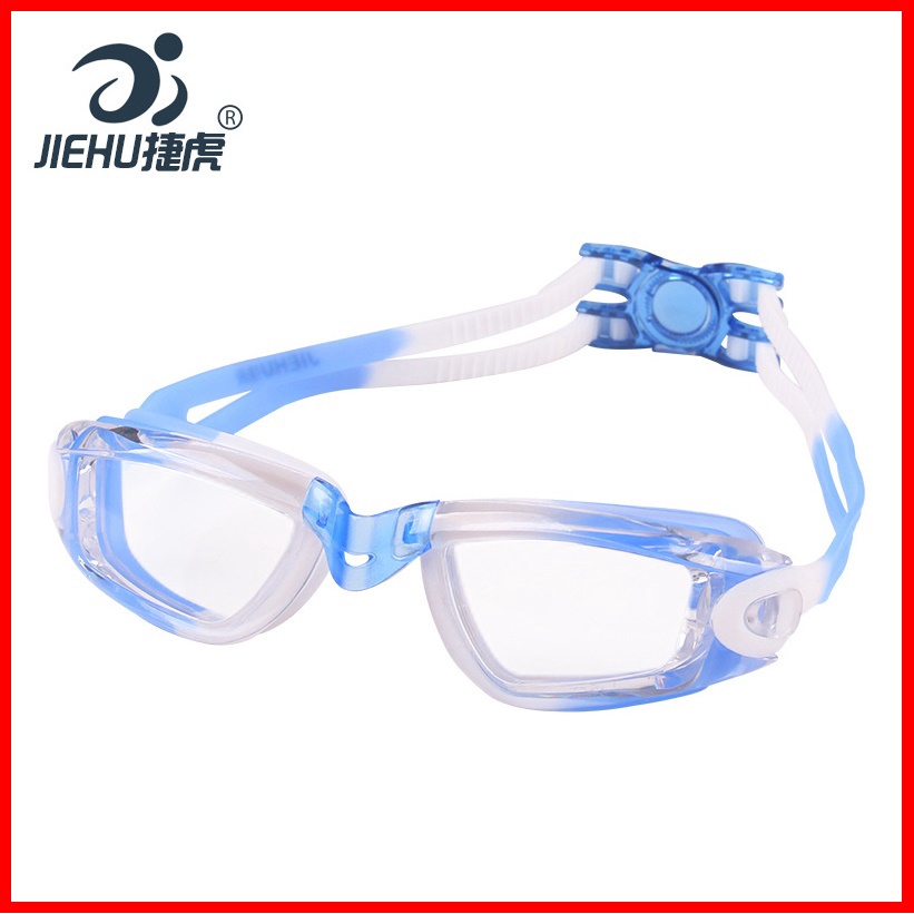 Kính bơi chống nước cao cấp cho bé 5-16 tuổi JIEHU 360 góc nhìn, hạn chế sương mờ