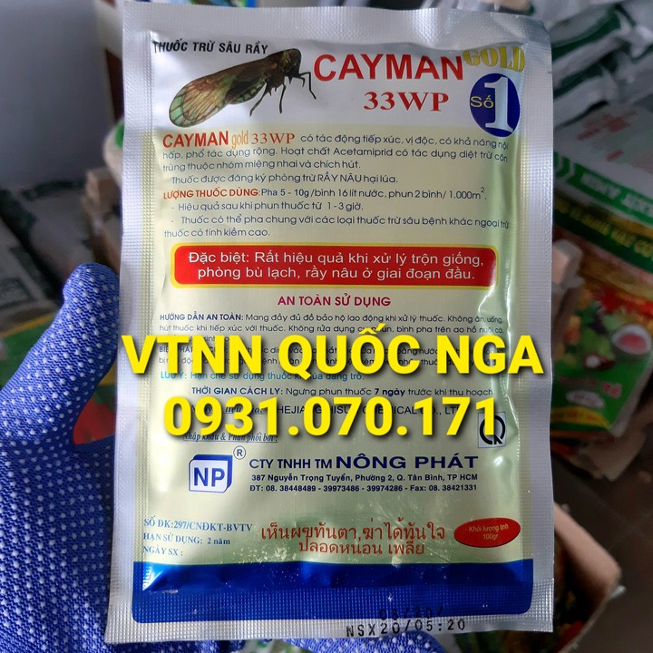 CAYMAN - Chuyên trừ BỌ TRĨ, RỆP SÁP - Diệt sâu rầy - Nhanh triệt để