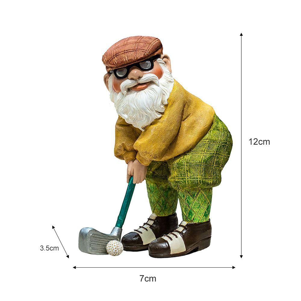 Đồ trang trí Gnome Golf Dùng Trang Trí Sân Vườn