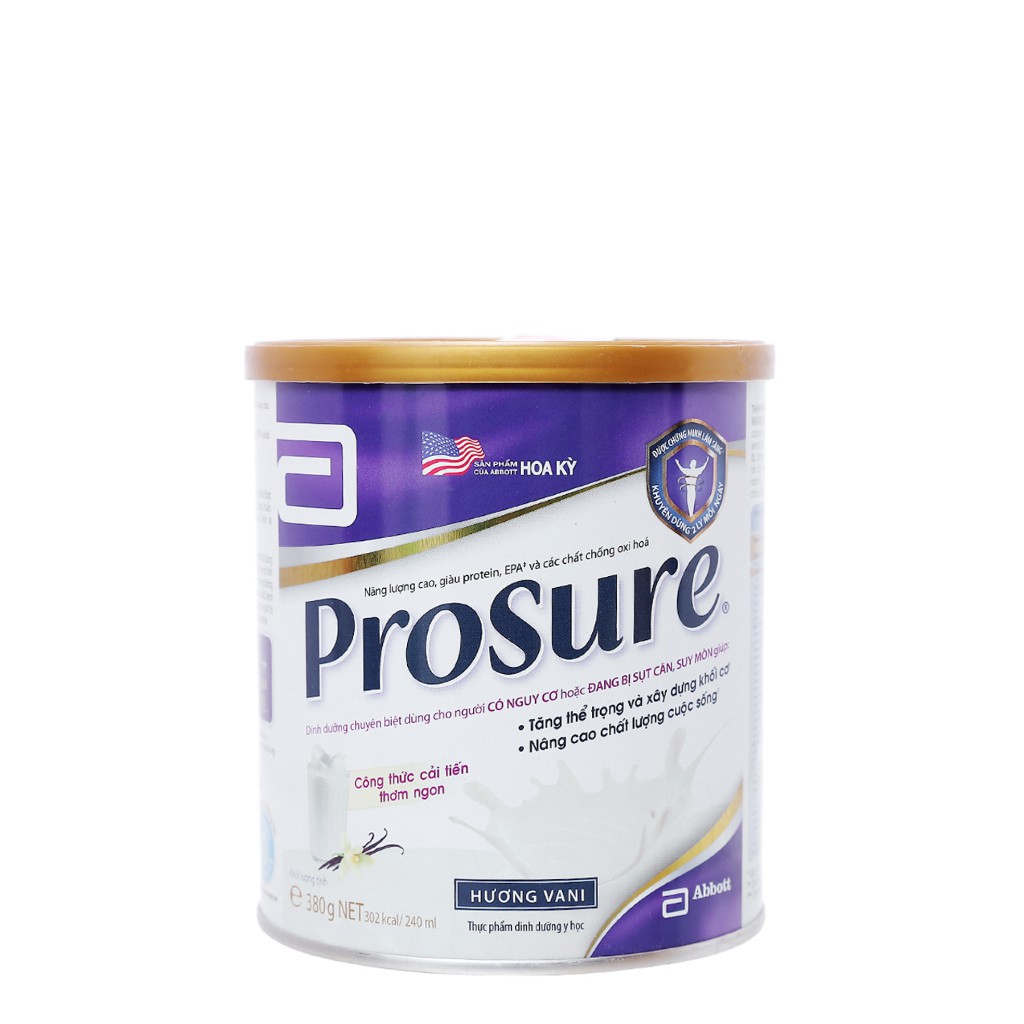 SỮA BỘT PROSURE VANI 380G