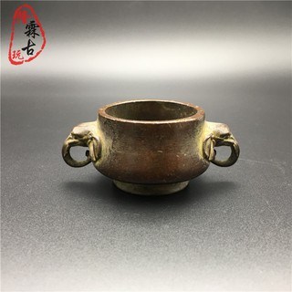 Lò đốt trầm hương bằng đồng thau kiểu cổ điển dùng trang trí