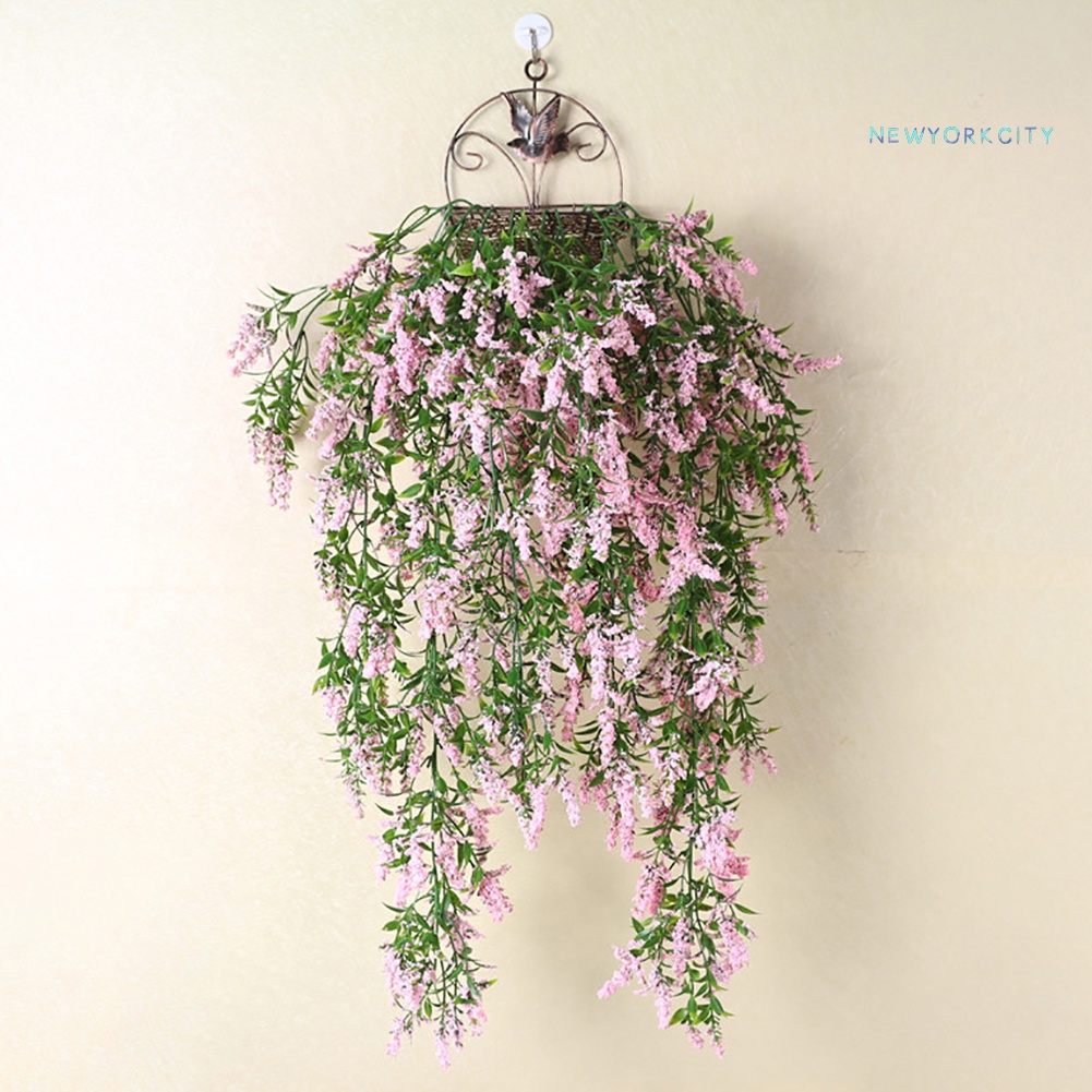 1 Dây Hoa Oải Hương Nhân Tạo Treo Tường Trang Trí