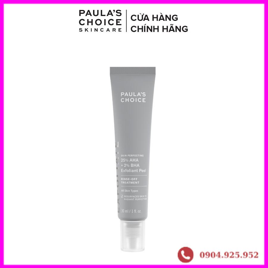Tinh chất thay da sinh học, tái tạo tế bào mới Paula's Choice 25% AHA + 2% BHA Exfoliant Peel  30ml - 9560