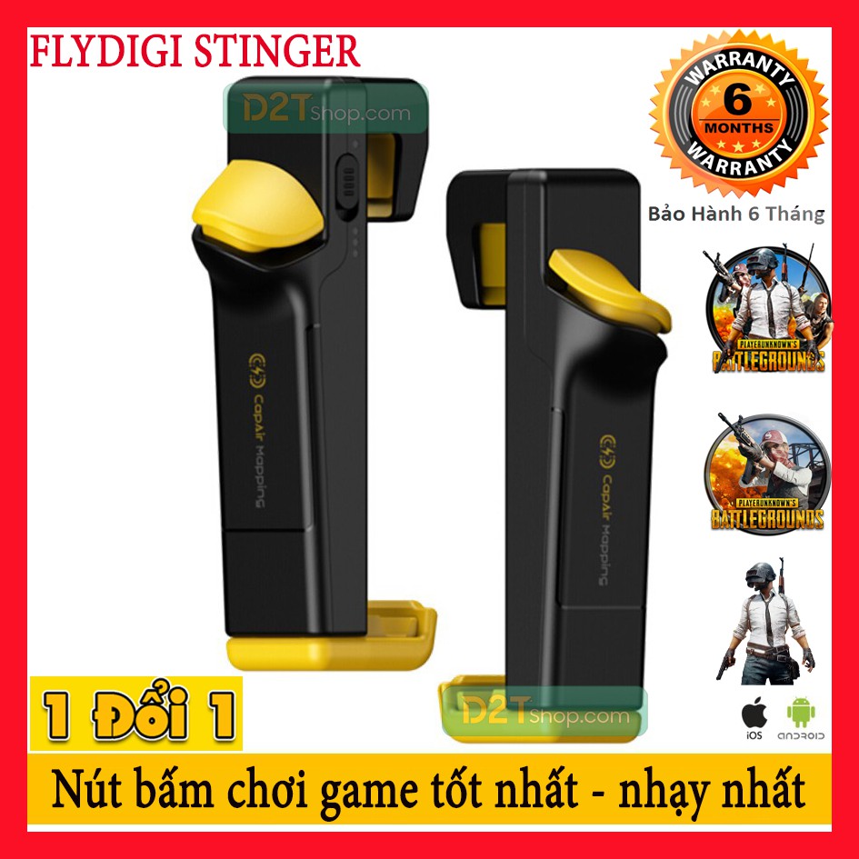 Tay cầm chơi game Flydigi Stinger 2 phiên bản mới bấm cực nhanh, chơi game PUBG, ROS, Free Fire, BH 6 tháng