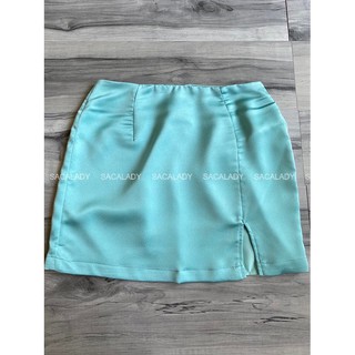 Váy phi bóng f21 xanh ngọc 2 lớp - 2723