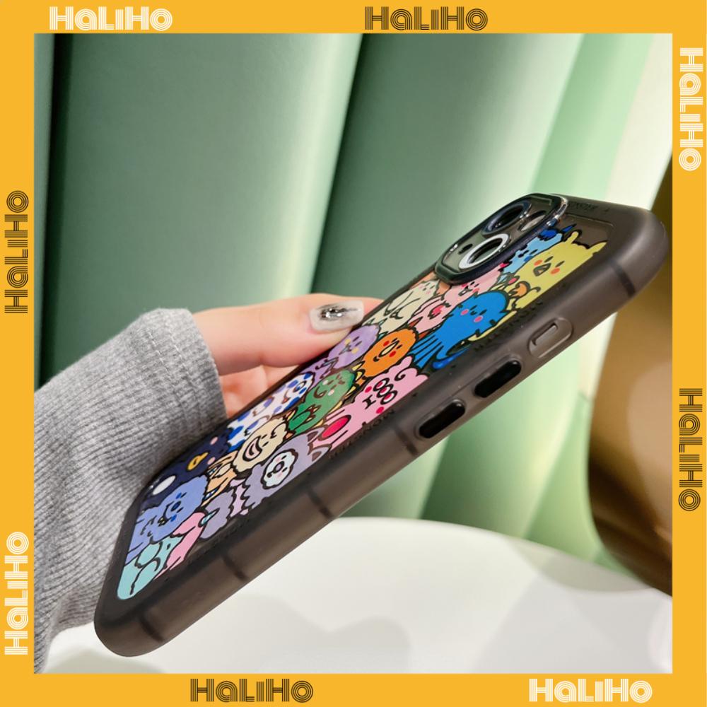 iPhone Case Silicone Soft Case Clear Case Airbag Shockproof Camera Protection Monster Cartoon Cute Compatible For iPhone 14 Pro Max 13 Pro Max 12 Pro Max 11 Pro Max xr xs max