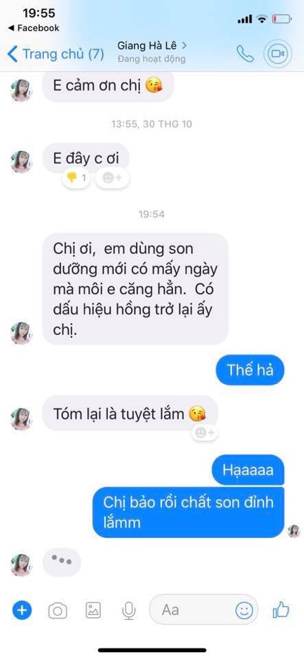 Son trị khô thâm môi đánh má hồng