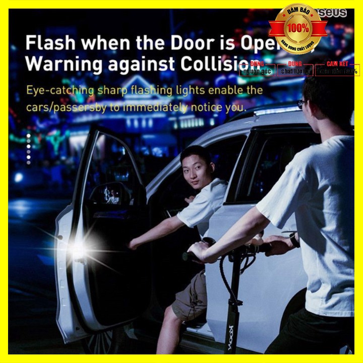 Bộ 2 đèn cảnh báo mở cửa tự động dùng cho xe ô tô nhãn hiệu Baseus - Bảo hành 12 tháng