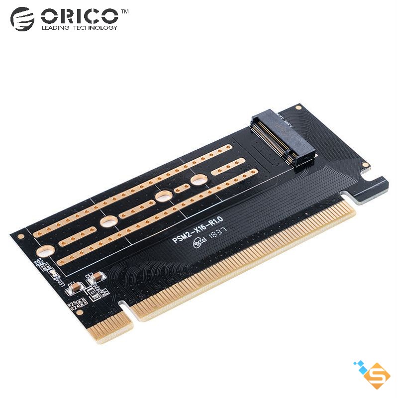 Card Mở Rộng ORICO SSD M.2 NVME sang PCI-E 3.0 X16 Gen3 hỗ trợ 2230-2280（PSM2-X16) - Bảo Hành Chính Hãng 1 Năm