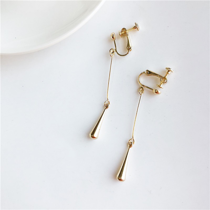 Khuyên Tai Dài Thiết Kế Đơn Giản Phong Cách Hàn Quốc A183