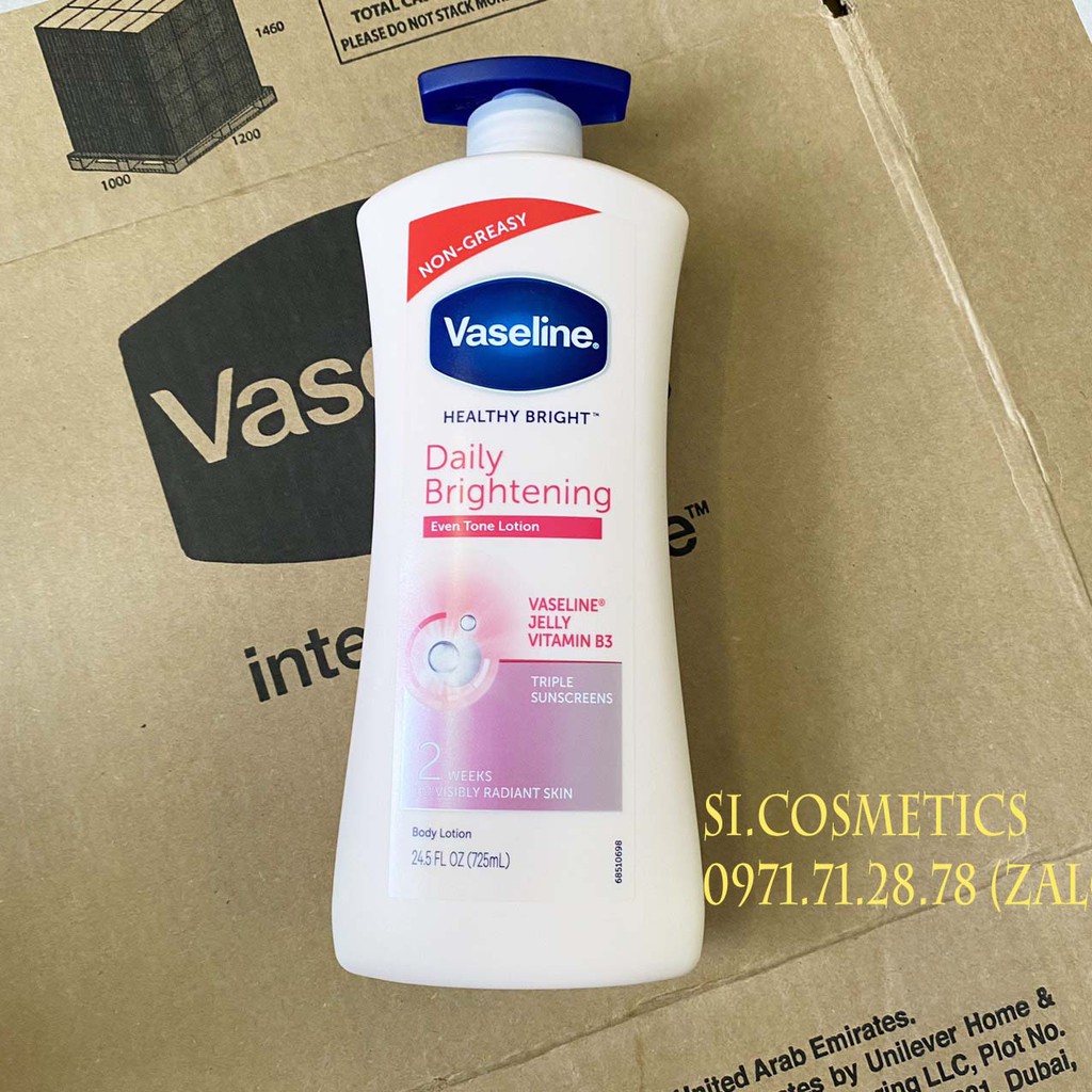 ( Mẫu Mới 2021 ) SỮA DƯỠNG THỂ VASELINE 725ML | BigBuy360 - bigbuy360.vn