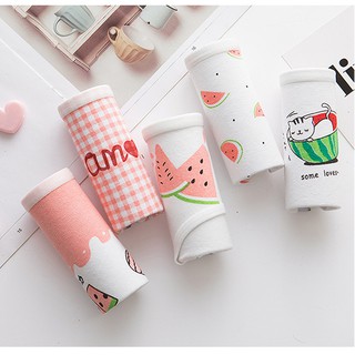 SET 5 QUẦN LÓT NỮ, CHÍP XINH HỌA TIẾT DƯA HẤU