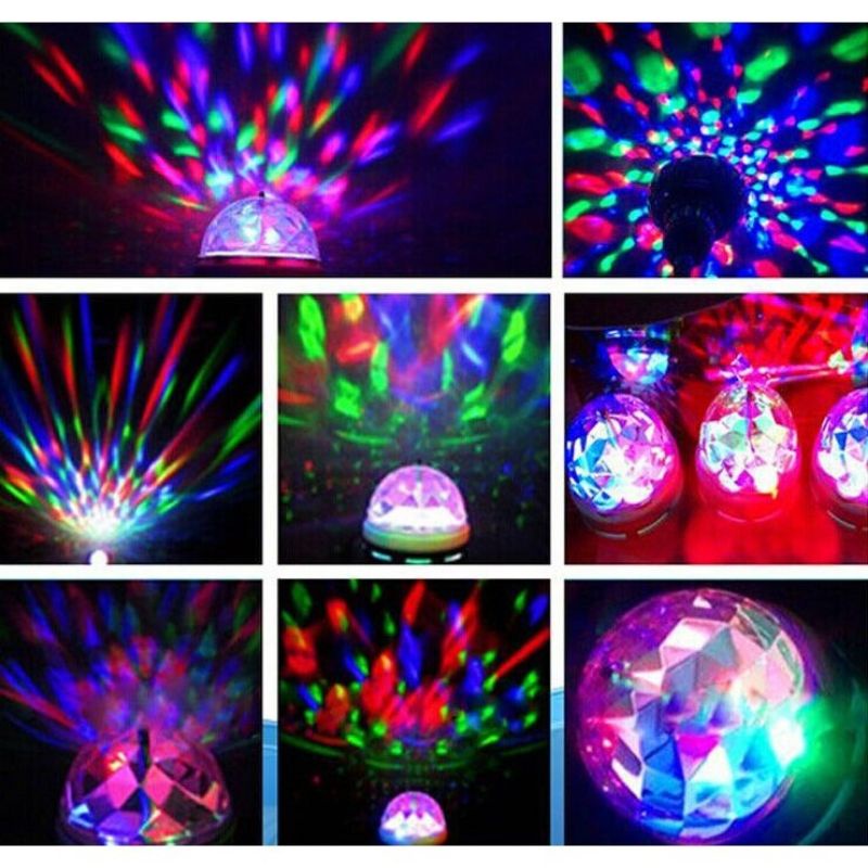 Đèn led xoay 7 màu 1 chiếc
