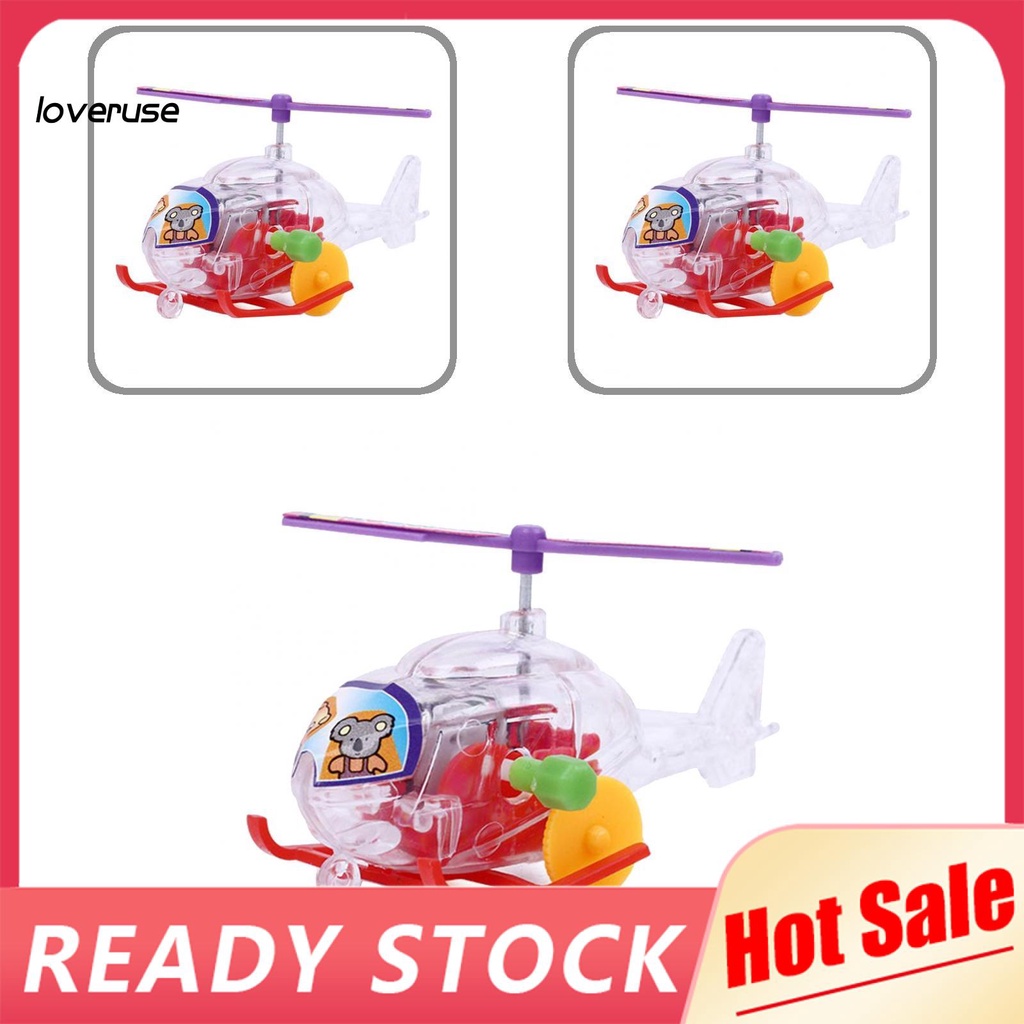 Mô hình máy bay lên dây cót mini trong suốt