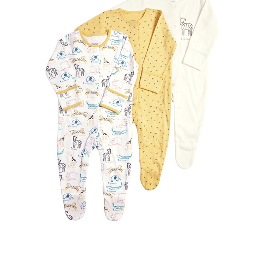 SET 3 BODY MAMAS&PAPAS CAO CẤP/ SLEEPSUIT CHO BÉ 0-6M CHẤT CỰC ĐẸP