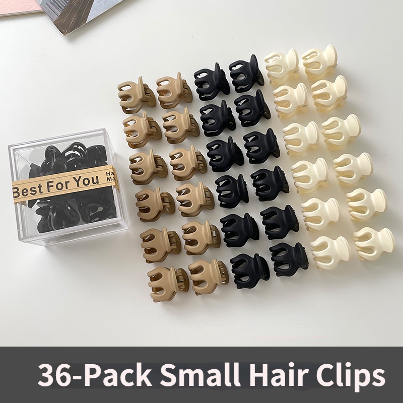 Set 12/24/36 Kẹp Tóc Mini Kiểu Công Chúa Dễ Thương Xinh Xắn