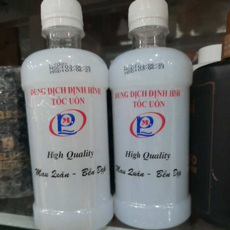 Dung Dịch Dập định hình tóc uốn lạnh Minh Phượng chai suối nhỏ 500 ml giá rẻ  Tận Gốc  giữ lọn tóc căng sóng bền đẹp .