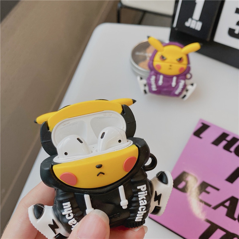 Case AirPods Vỏ Bọc Tai Nghe AirPods 1/2/Pro Pikachu - Minh An Saigon