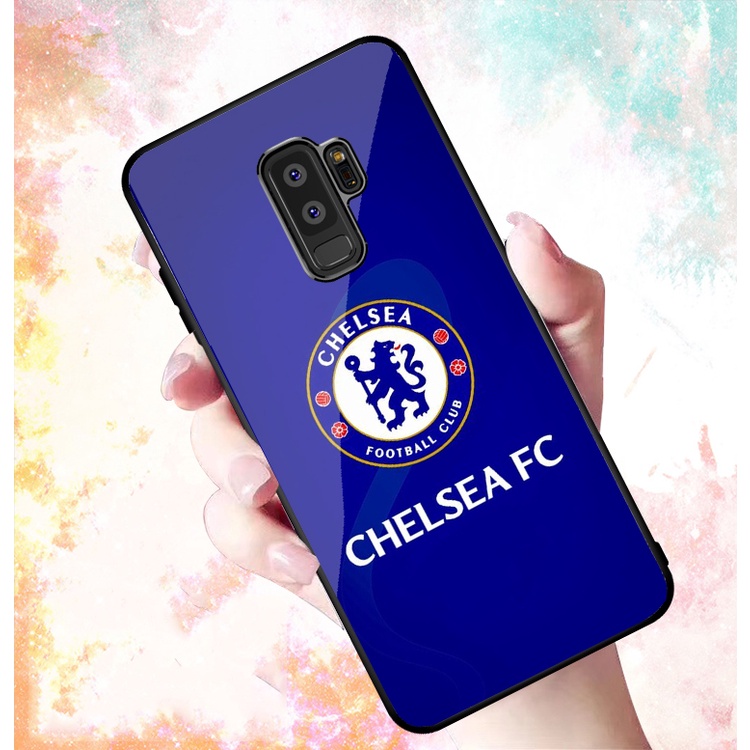 Ốp Lưng SAMSUNG GALAXY S9, S9 PLUS  mặt kính cường lực cao cấp In hình Câu Lạc Bộ Bóng Đá