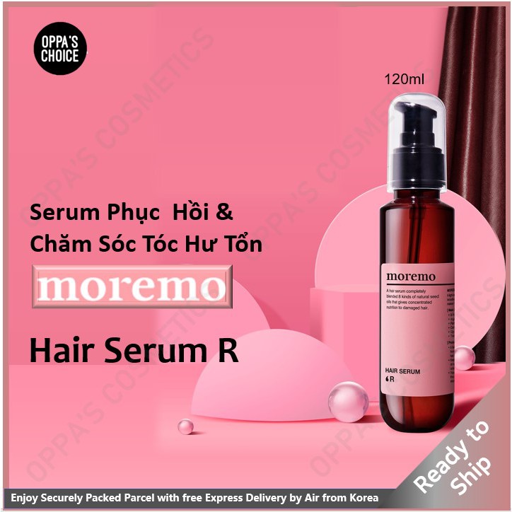 Serum Phục Hồi Và Chăm Sóc Tóc Hư Tổn MOREMO Hair Serum R 120ml
