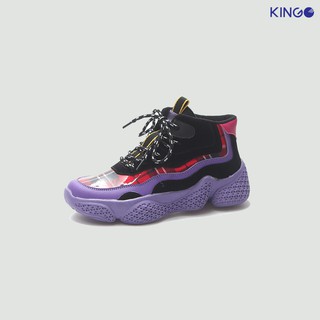 Giày thời trang nữ thể thao đẹp màu tím Kingo Mars - KS15 ( màu tím )
