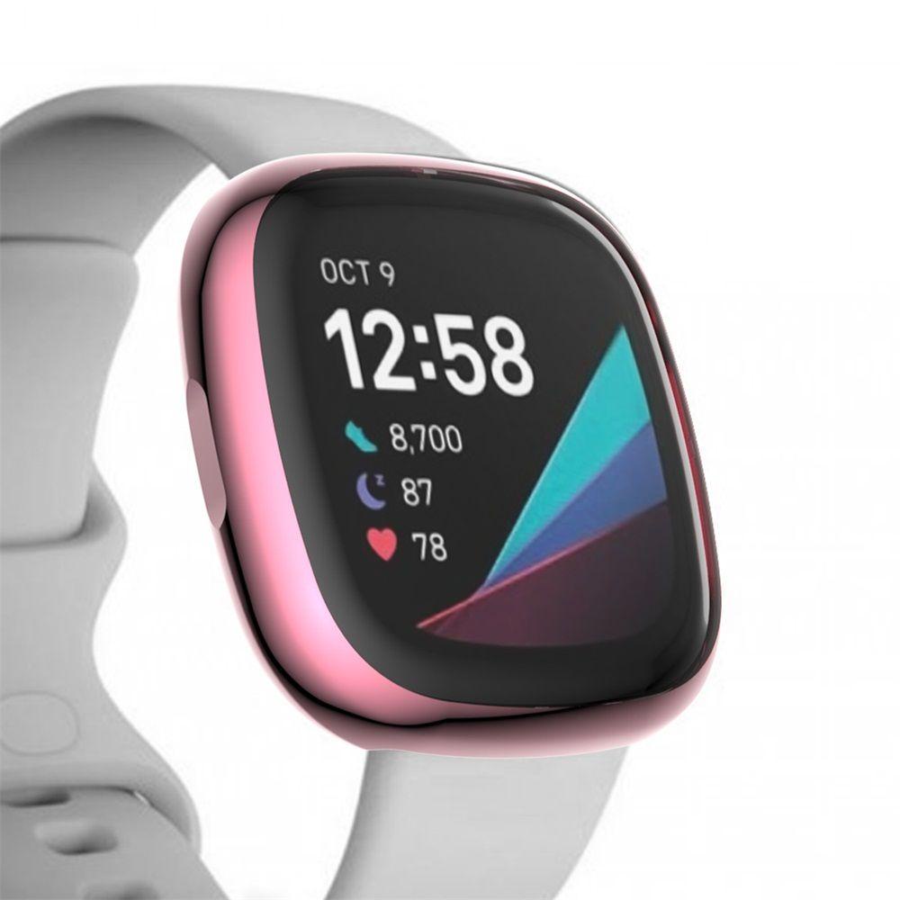BTLIMER Ốp Bảo Vệ Bằng TPU Mềm Trong Suốt HD Cho Fitbit Versa 3