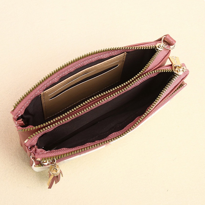 Ví Dài Cầm Tay Có Khóa Kéo Đựng Điện Thoại Thời Trang Mới Cho Nữ