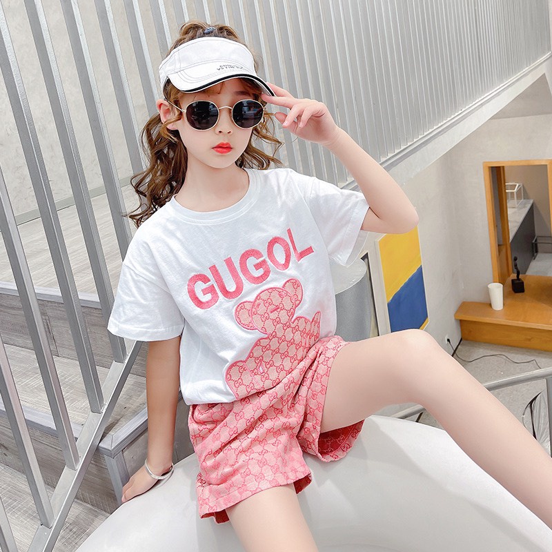 set đồ bé gái 15-45kg, đồ bộ bé gái 4-15 tuổi gugol xinh xắn đáng yêu, vải mềm mát thấm hút mồ hôi,hàng may kĩ