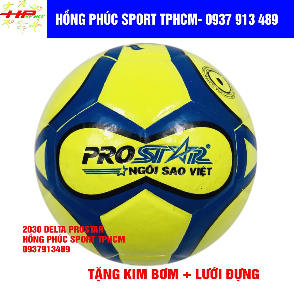 [SALE SỐC] Quả bóng đá futsal 2030 Delta Vàng ProStar sân cỏ nhân tạo chính hãng