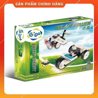 [Đồ Chơi An Toàn] Hộp Gigo toys Thí nghiệm năng lượng mặt trời 10 chủ đề 114 chi tiết 7303