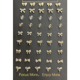 Ảnh thật 100%, Charm nail, cham đính móng, charm nơ, phụ kiện nail