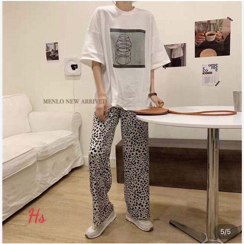 Bộ áo thun quần đốm HSU1