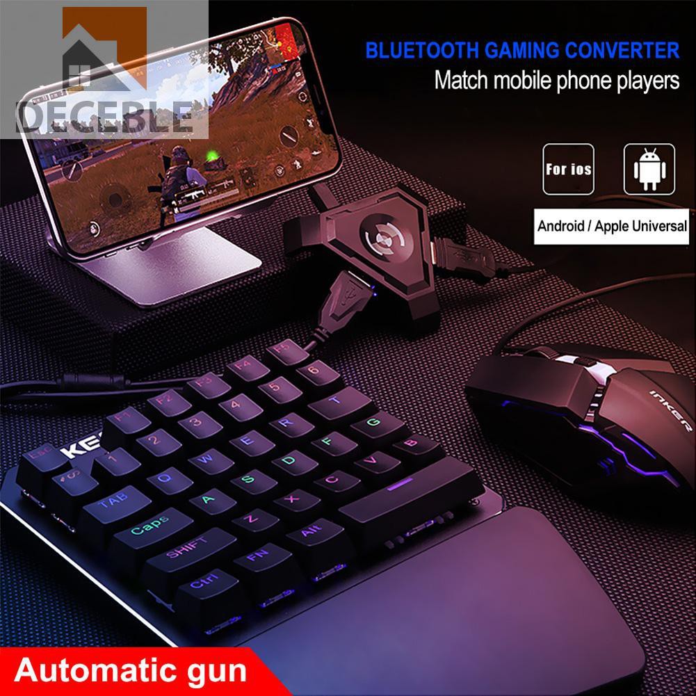 Bộ Bàn Phím + Chuột Bluetooth Hỗ Trợ Chơi Game Pubg Trên Điện Thoại