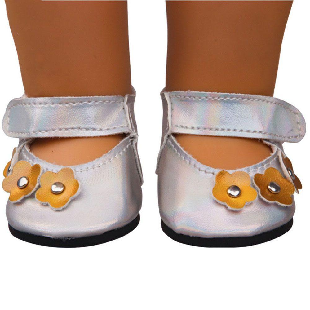 BEBETTERM Đồ trang trí Giày Búp Bê Đính Hoa Đáng Yêu Cho Bé Gái