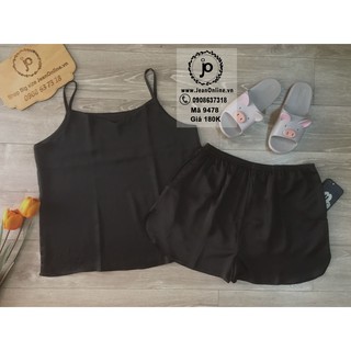 Bigsize Nữ - Độ Bộ 2 Dây Lụa (MS: 9478) đồ bộ, đồ ngủ mặc nhà