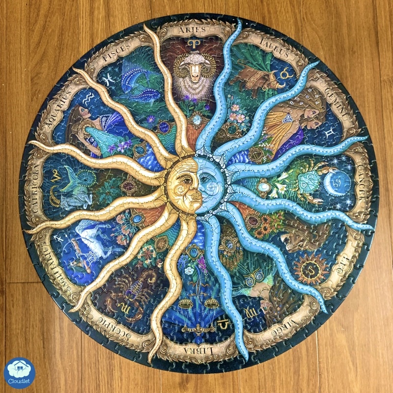 Bộ Tranh Ghép Hình 12 Cung Hoàng Đạo 500 Mảnh - Jigsaw Puzzle 500pcs