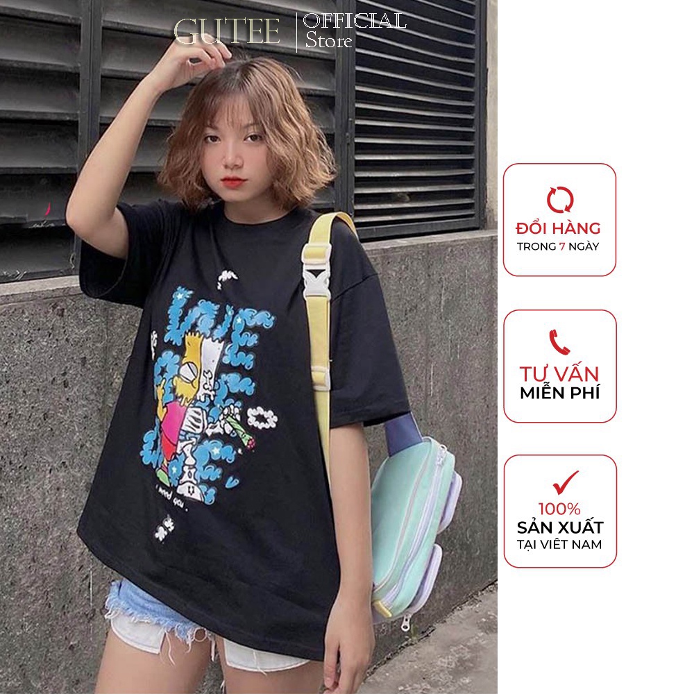 Áo thun form rộng Unisex Hey You Simpson x Jason We Are One