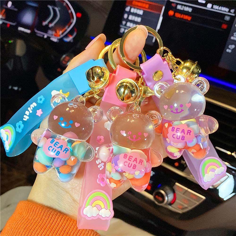 Móc Khóa Hình Gấu Chubby Dễ Thương Sáng Tạo