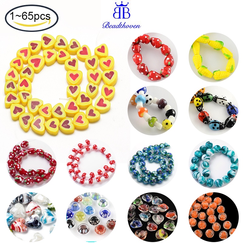 Set 1-65 Hạt Xâu Chuỗi Hình Gấu Trúc 18.2x15x9mm: 1.8mm