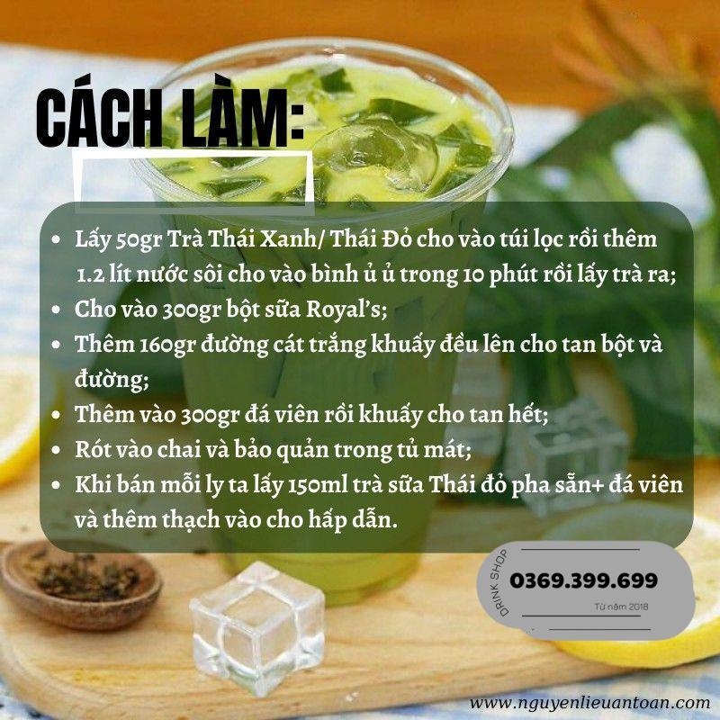 Trà thái xanh, Thái đỏ Chatarmua - Hàng chuẩn Thái loại 1