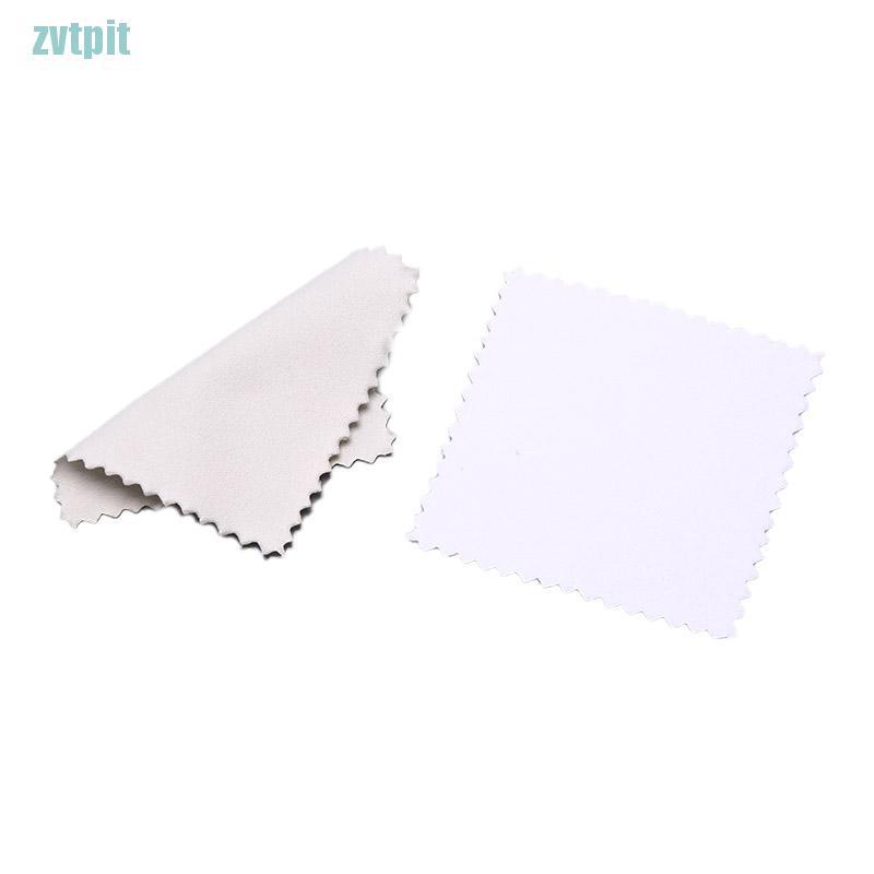 Set 50 khăn lau đánh bóng trang sức bạc chống mài mòn chuyên dụng
